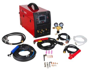 Holzmann MIG/MMA/WIG/TIG/CUT Inverter Schweissanlage MULTISA200ACDC